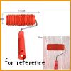 5 inch Wood Pattern Painting Roller Art Rubber Texture Roller Decorative Wood Graining Knurling Tool