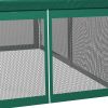 Outsunny 10' x 20' Party Tent, Outdoor Wedding Canopy & Gazebo with 6 Removable Sidewalls, Shade Shelter for Events, BBQs, Green