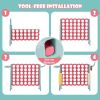 4-in-a-Row Connect Game with Basketball Hoop and Toss Ring