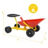 8 Inch Heavy Duty Kids Ride-on Sand Dumper with 4 Wheels