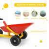 8 Inch Heavy Duty Kids Ride-on Sand Dumper with 4 Wheels