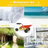 8 Inch Heavy Duty Kids Ride-on Sand Dumper with 4 Wheels